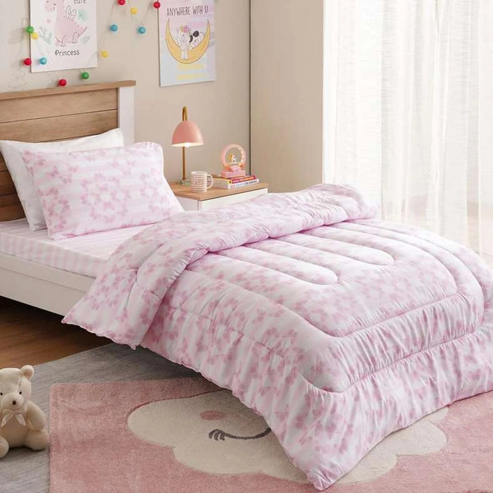 Butterfly Romance 2-Piece Single Comforter Set 135X220Cm - Pan Home