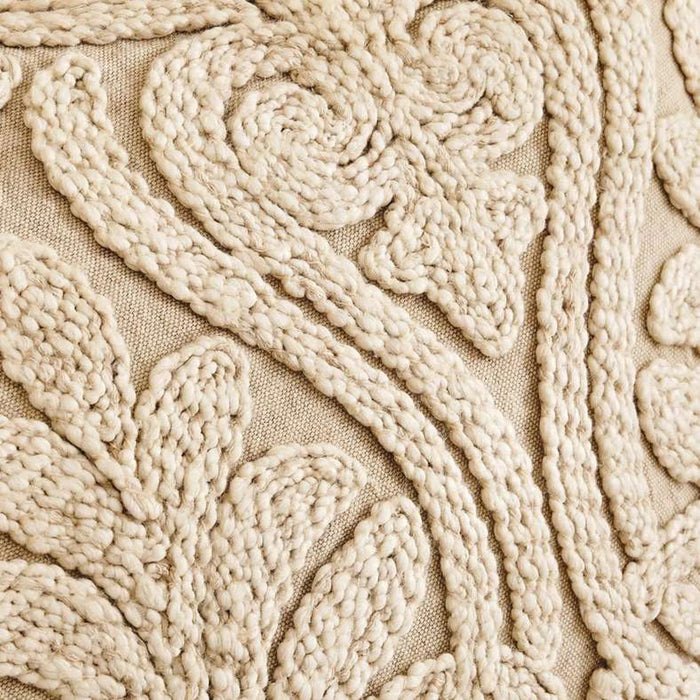 Cadence Embroidered Filled Cushion 35X50Cm - Natural Pan Home