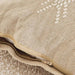 Cadence Geo Embroidered Filled Cushion 45X75Cm - Natural Pan Home