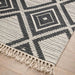 Cadlyn Woven Wool Dhurrie 120X180Cm - Black Pan Home