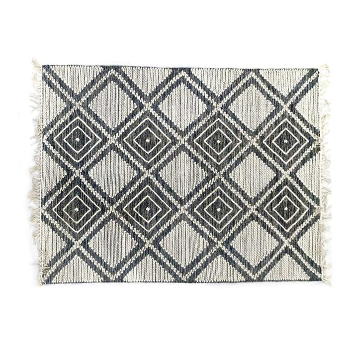 Cadlyn Woven Wool Dhurrie 120X180Cm - Black Pan Home