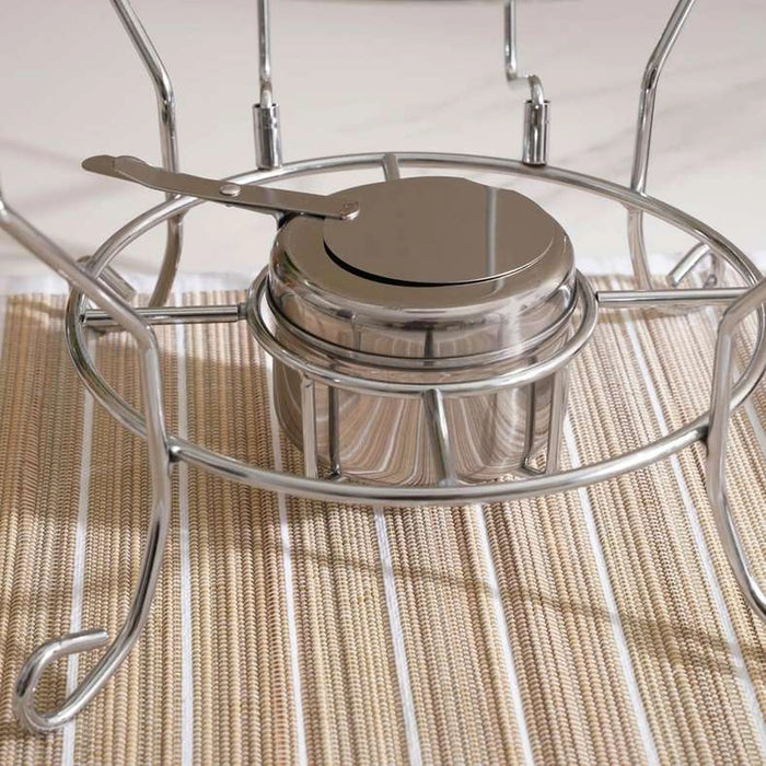 Calda Chafing Dish With Lid 4L - Chrome