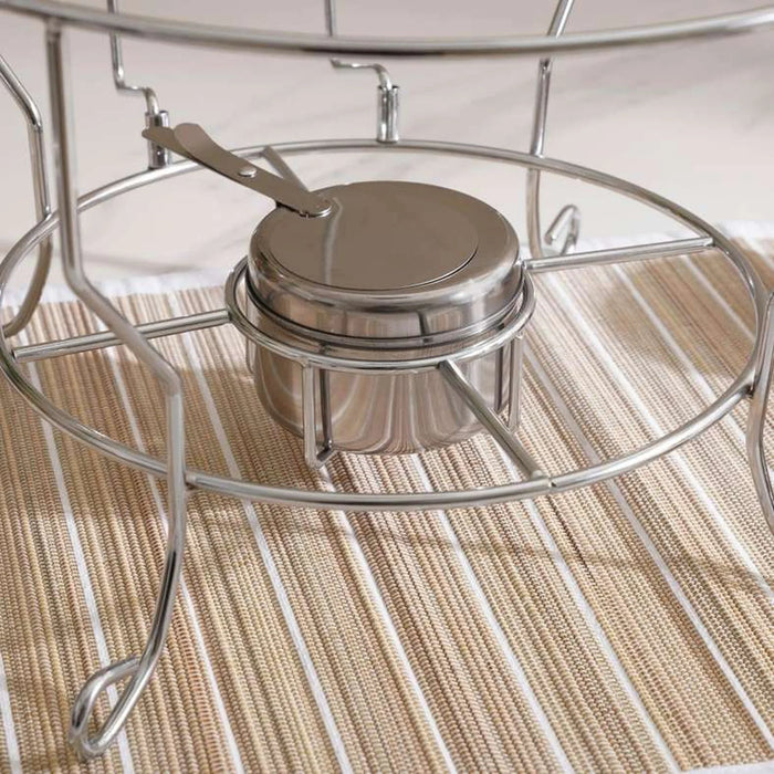 Calda Chafing Dish With Lid 6L - Chrome