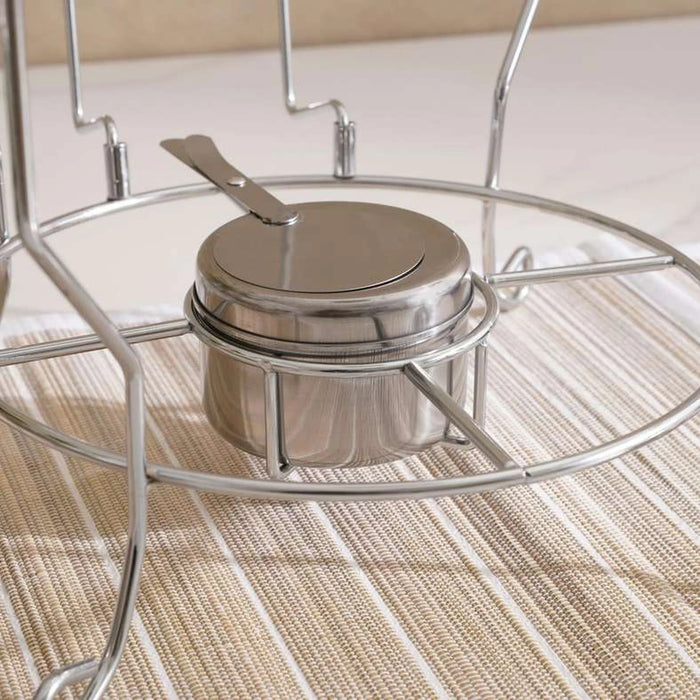 Calda Chafing Dish With Lid 8L - Chrome