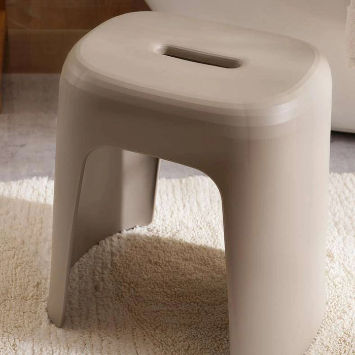 Cale Plastic Stool 36X26.5X35cm - Grey