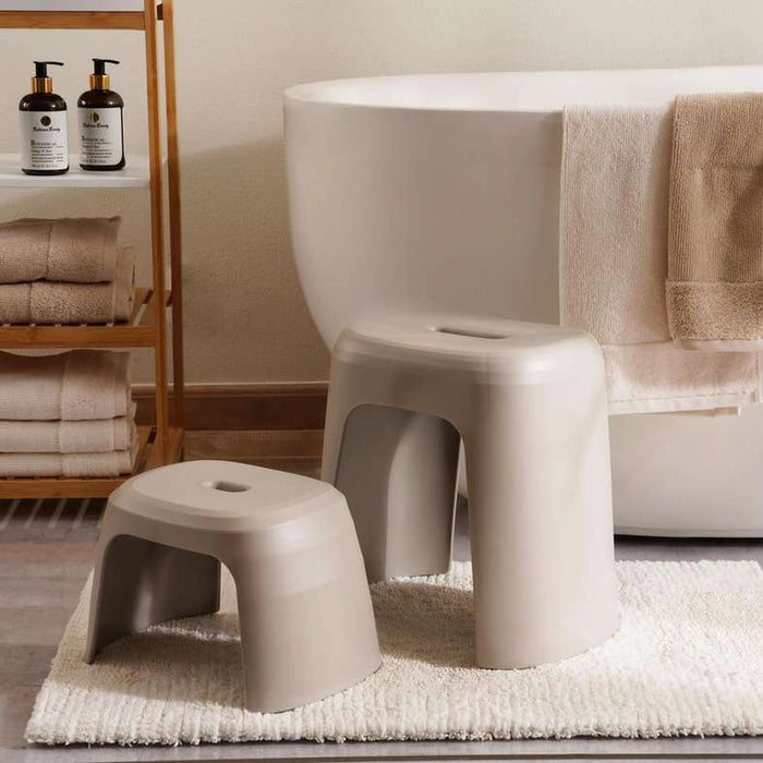 Cale Plastic Stool 36X26.5X35cm - Grey