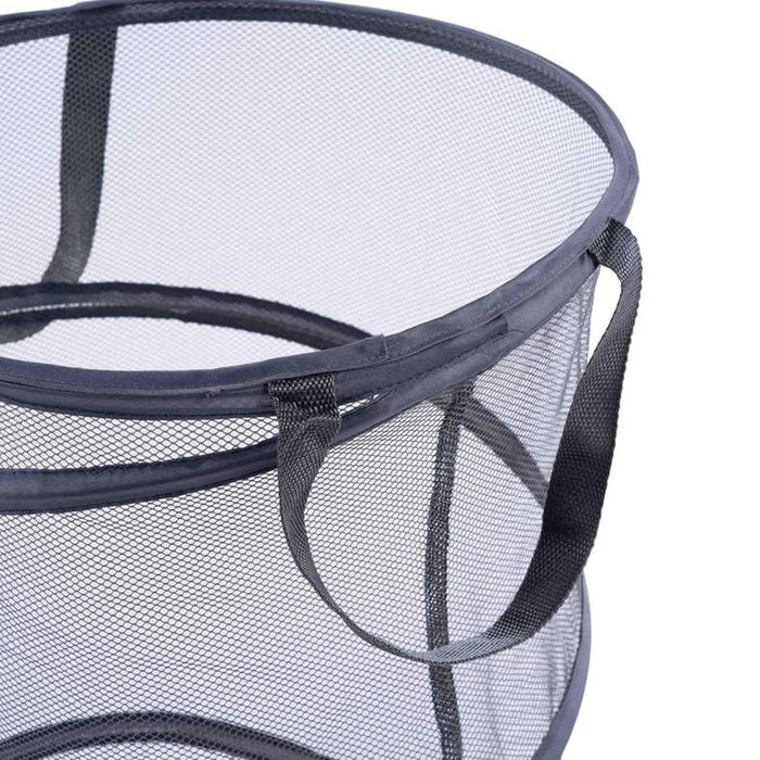 Caleb Pop Up Laundry Hamper - Grey Pan Home