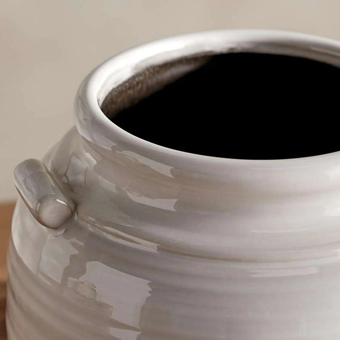 Caleby Ceramic Vase 21X21X16.5Cm -White