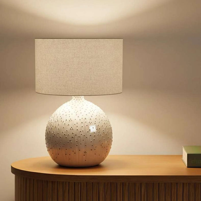 Callen E27 Ceramic Table Lamp 45X65Cm - White