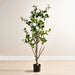 Camellia Artificial Tree With Flowers H120Cm - White Pan Home