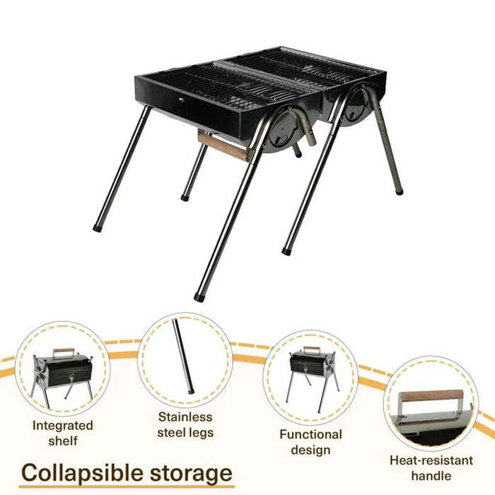 Campingaz Charcoal Bbq Set - Silver Pan Home