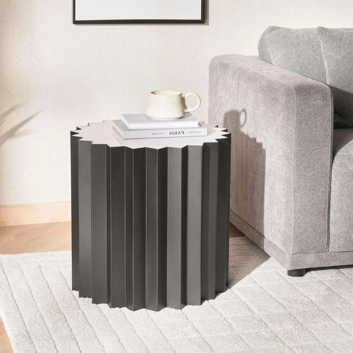 Canary Accent Table Marble - Black