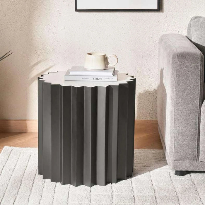 Canary Accent Table Marble - Black
