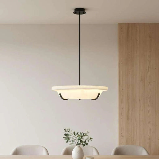 Cannary 40W Integrated Led Polyresin Pendant Lamp 80X150Cm - White Pan Home