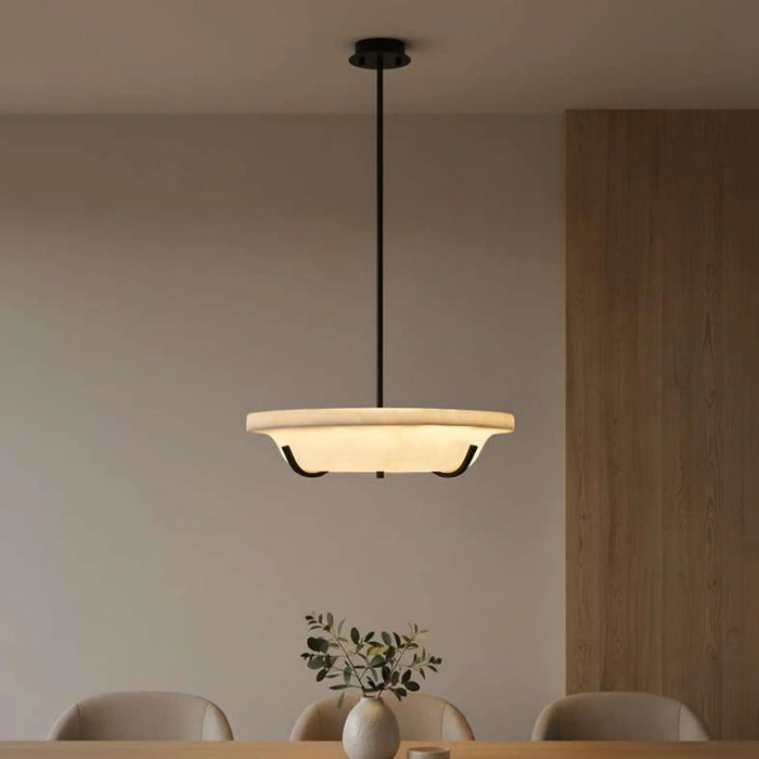 Cannary 40W Integrated Led Polyresin Pendant Lamp 80X150Cm - White Pan Home