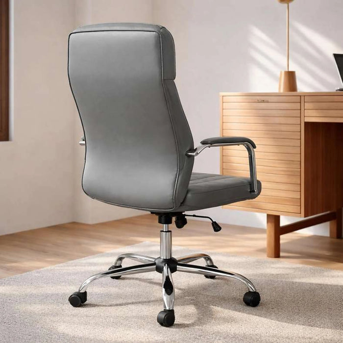 Cantilever High Back Office Chair - Grey