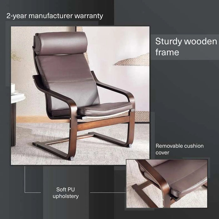 Cantilever Relax Chair - Brown