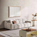 Canyon Curve 3 Seater Sofa - Beige Pan Home