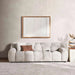Canyon Curve 3 Seater Sofa - Beige Pan Home