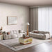 Canyon Curve 3 Seater Sofa - Beige Pan Home