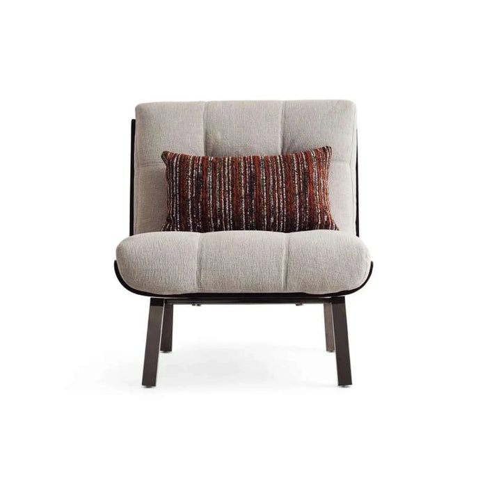 Capitonne Single Seater Sofa - Beige