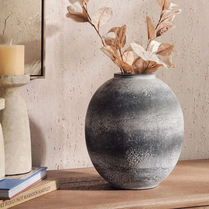 Capri Terracotta Vase 25X25X28Cm - Grey