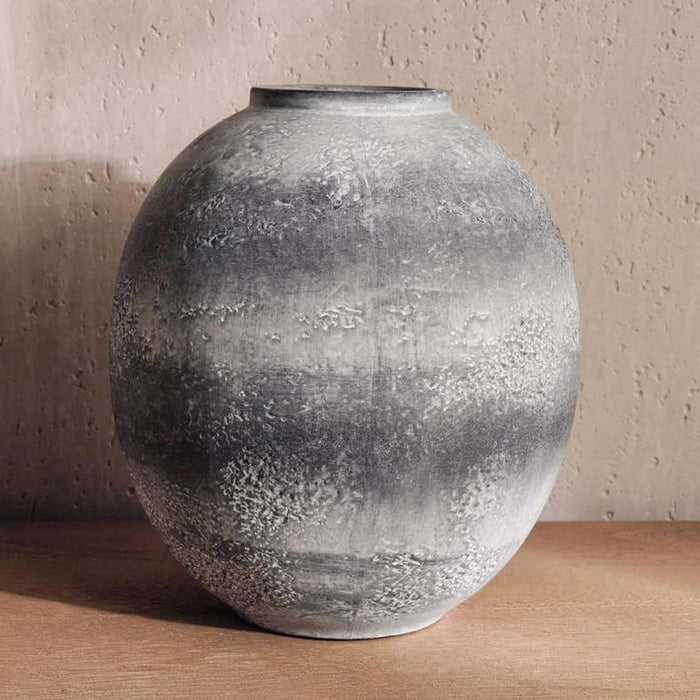 Capri Terracotta Vase 25X25X28Cm - Grey