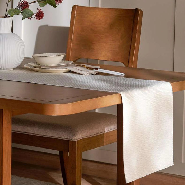 Capriana Jacquard Table Runner 33X120Cm - Beige