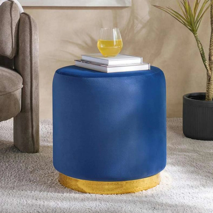 Caproni Pouf 42X42X44Cm - Blue