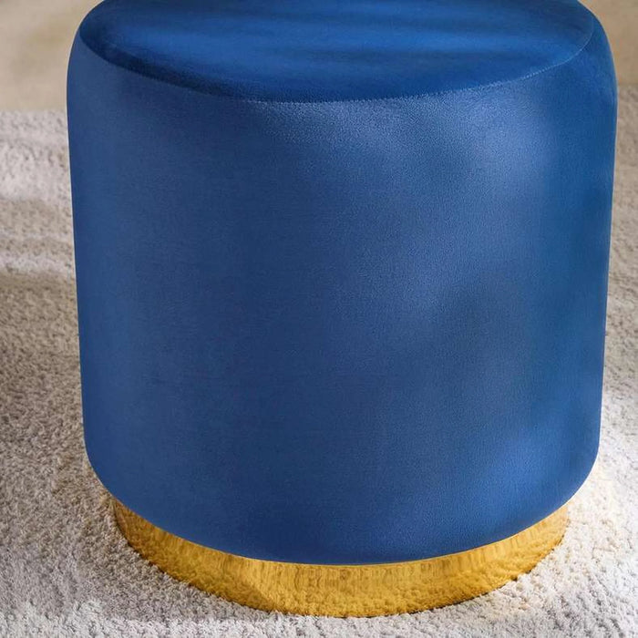 Caproni Pouf 42X42X44Cm - Blue