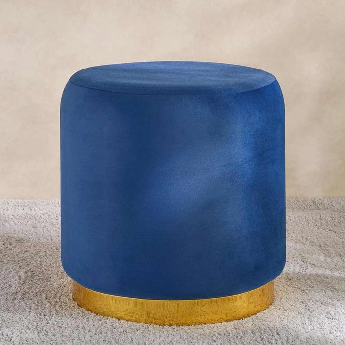 Caproni Pouf 42X42X44Cm - Blue