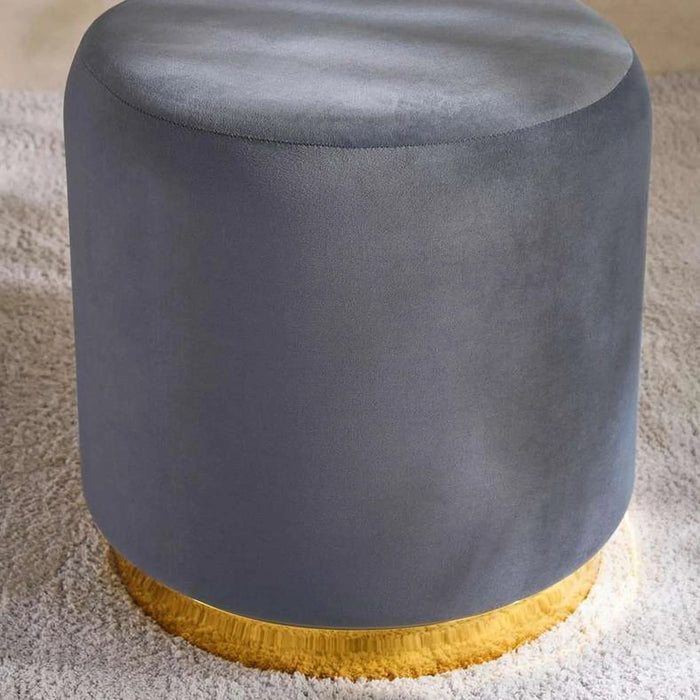 Caproni Pouf 42X42X44Cm - Charcoal