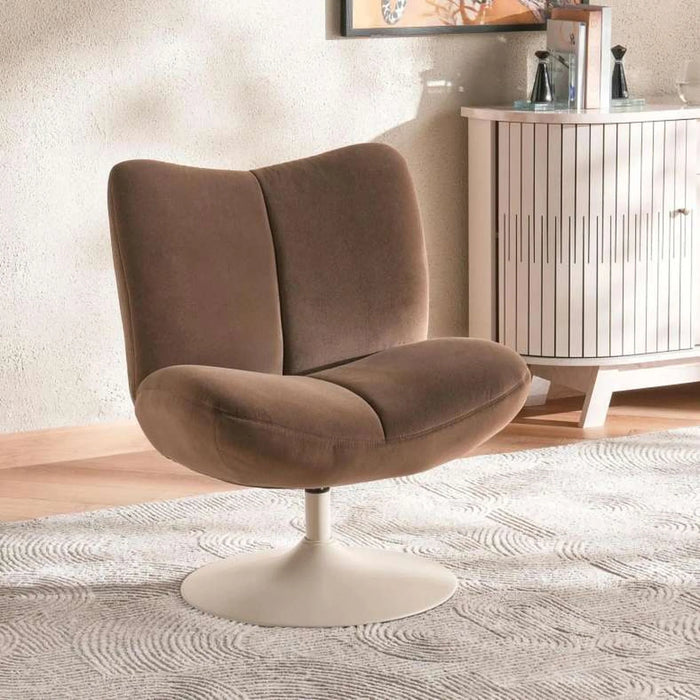 Carino Swivel Accent Chair - Brown