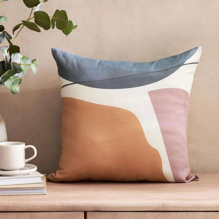 Carissima Printed Filled Cushion - Ochre Pan Home