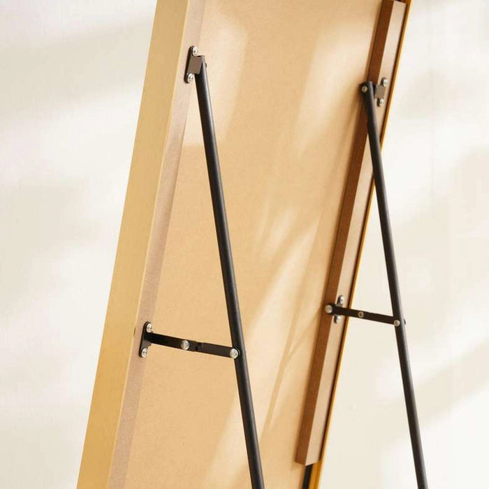 Carla Arch Cheval Mirror With Metal Frame 40X150cm - Gold Pan Home