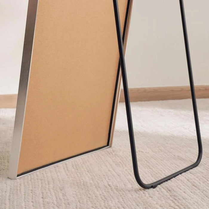 Carla Arch Cheval Mirror With Metal Frame 40X150Cm - Silver Pan Home