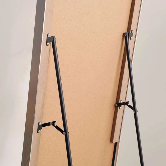 Carla Arch Cheval Mirror With Metal Frame 40X150Cm - Silver Pan Home