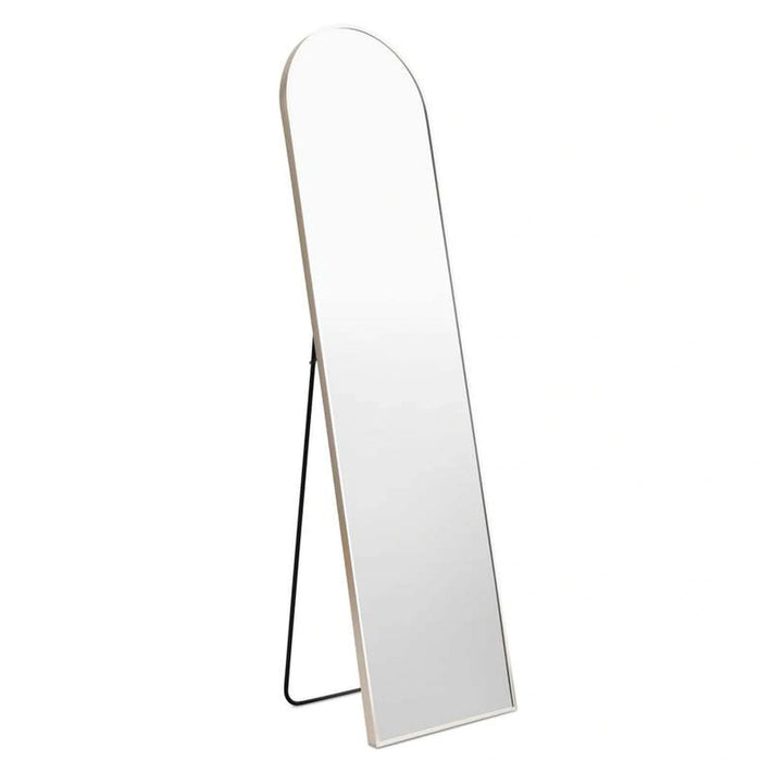 Carla Arch Cheval Mirror With Metal Frame 40X150Cm - Silver Pan Home