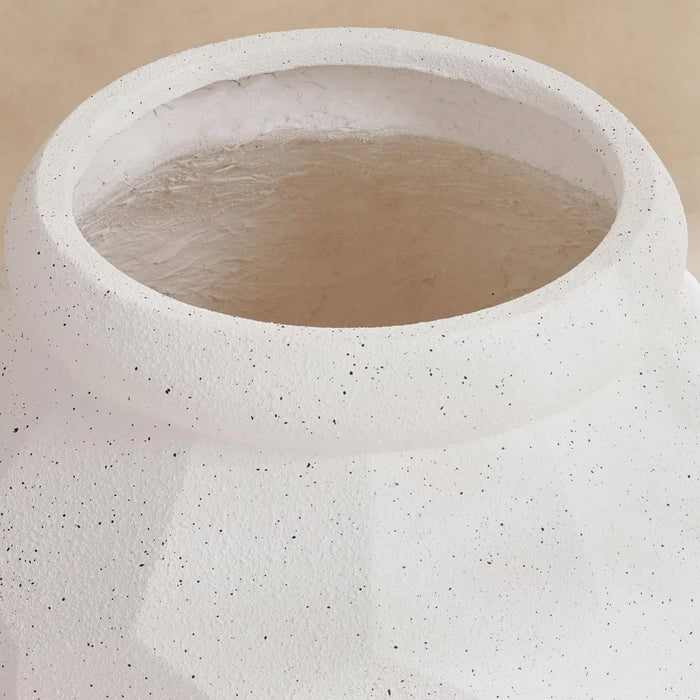 Carlo Polyresin Vase 45X45X46Cm - White