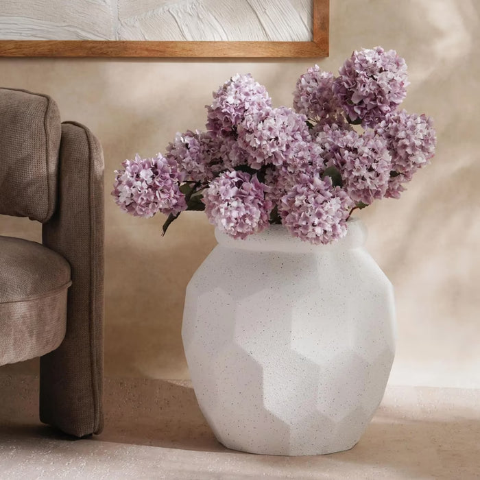 Carlo Polyresin Vase 45X45X46Cm - White