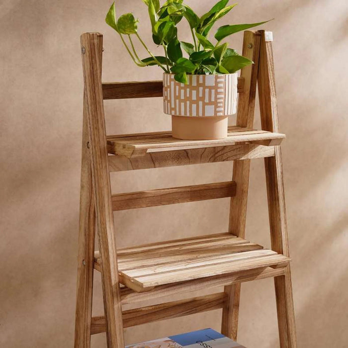 Carlton 4-Tier Wooden Planter Stand 41X32X112Cm - Natural Pan Home