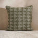 Carmela Textured Down Alt Filled Cushion 50X50Cm - Green Pan Home