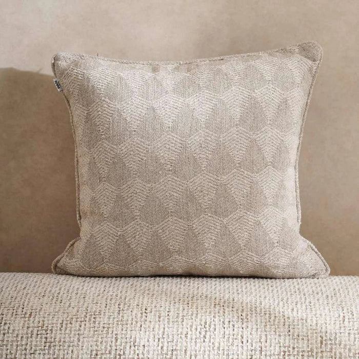 Carmela Textured Down Alt Filled Cushion 50X50Cm - Natural Pan Home