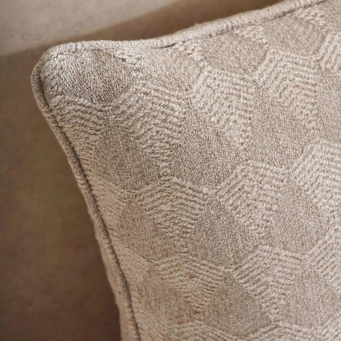Carmela Textured Down Alt Filled Cushion 50X50Cm - Natural Pan Home