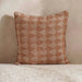 Carmela Textured Down Alt Filled Cushion 50X50Cm - Rust Pan Home