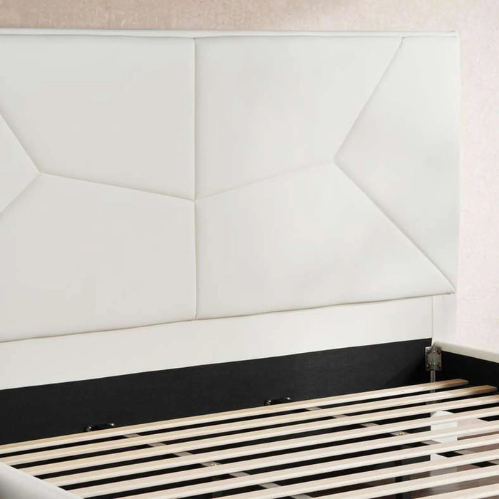 Carmona New 6 Pcs Bedroom Set 180X200 Cm With Usb Charger - White