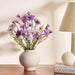 Carnation Artificial Floral Arrangment In Ceramic Pot 26.5X26.5X44.5Cm - Purple Pan Home