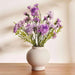 Carnation Artificial Floral Arrangment In Ceramic Pot 26.5X26.5X44.5Cm - Purple Pan Home