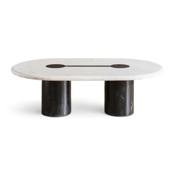 Caroline Coffee Table Marble - White Black