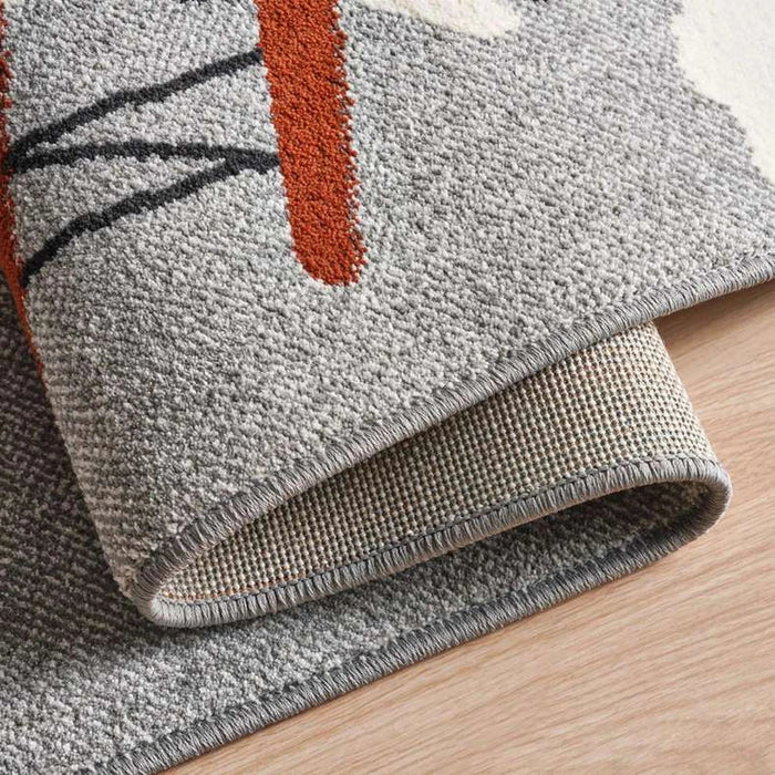 Carousel Microfiber Rug 120X160Cm - Grey Pan Home